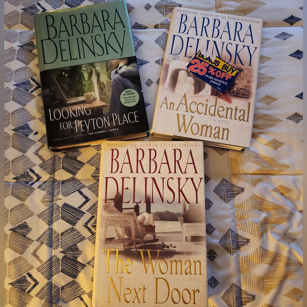 Barbara Delinsky Books Woman Next Door, Accidental Woman, Looking For Peyton Pla